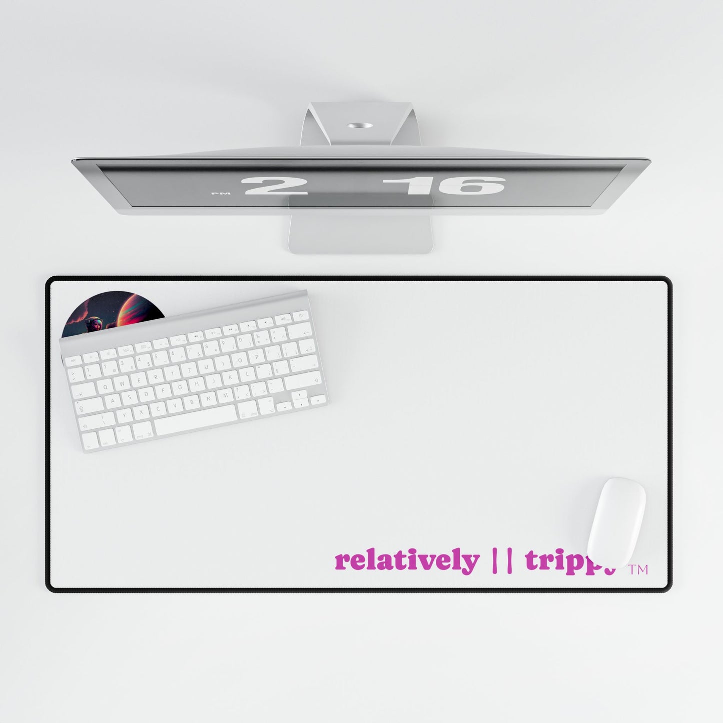 Relatively Trippy™ Cosmic Explorer Desk Mat!