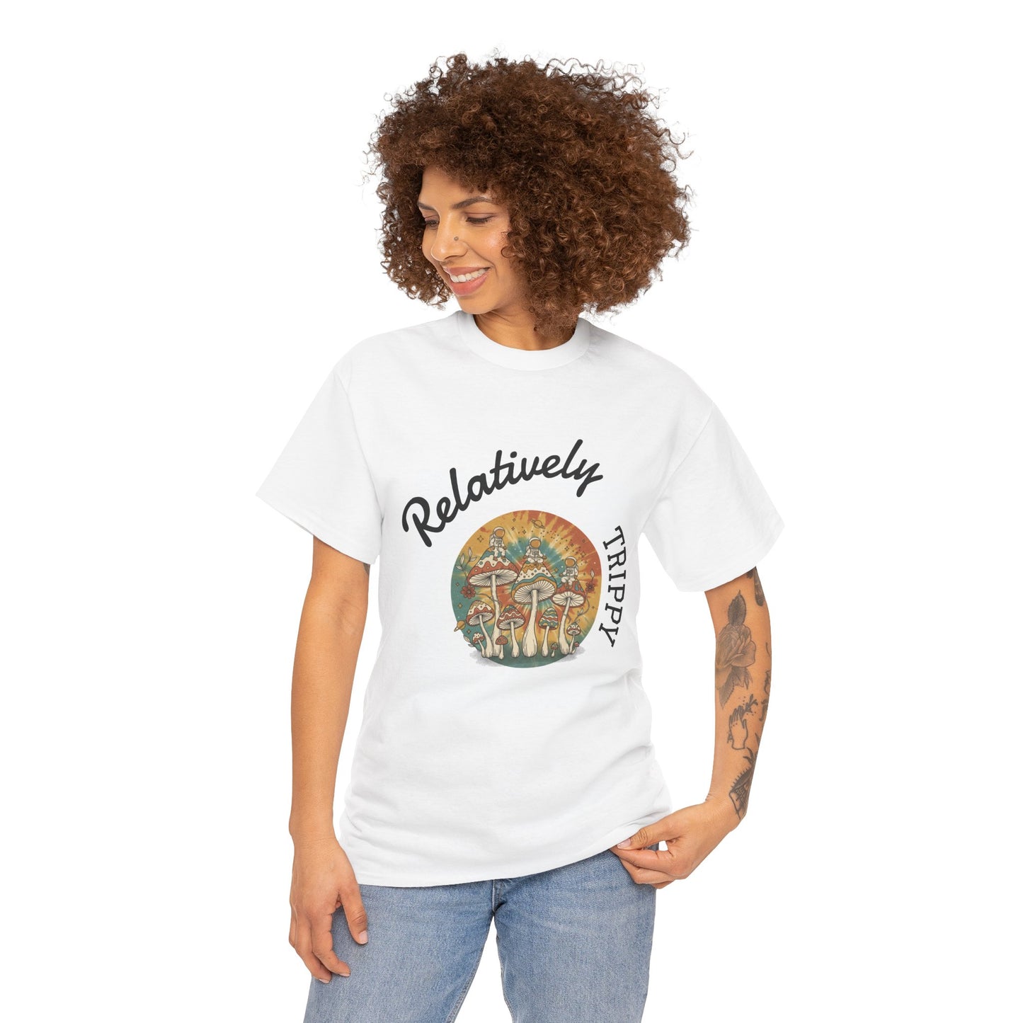 Relatively Trippy Tee — Vintage Psychedelic Mushroom Graphic T-Shirt