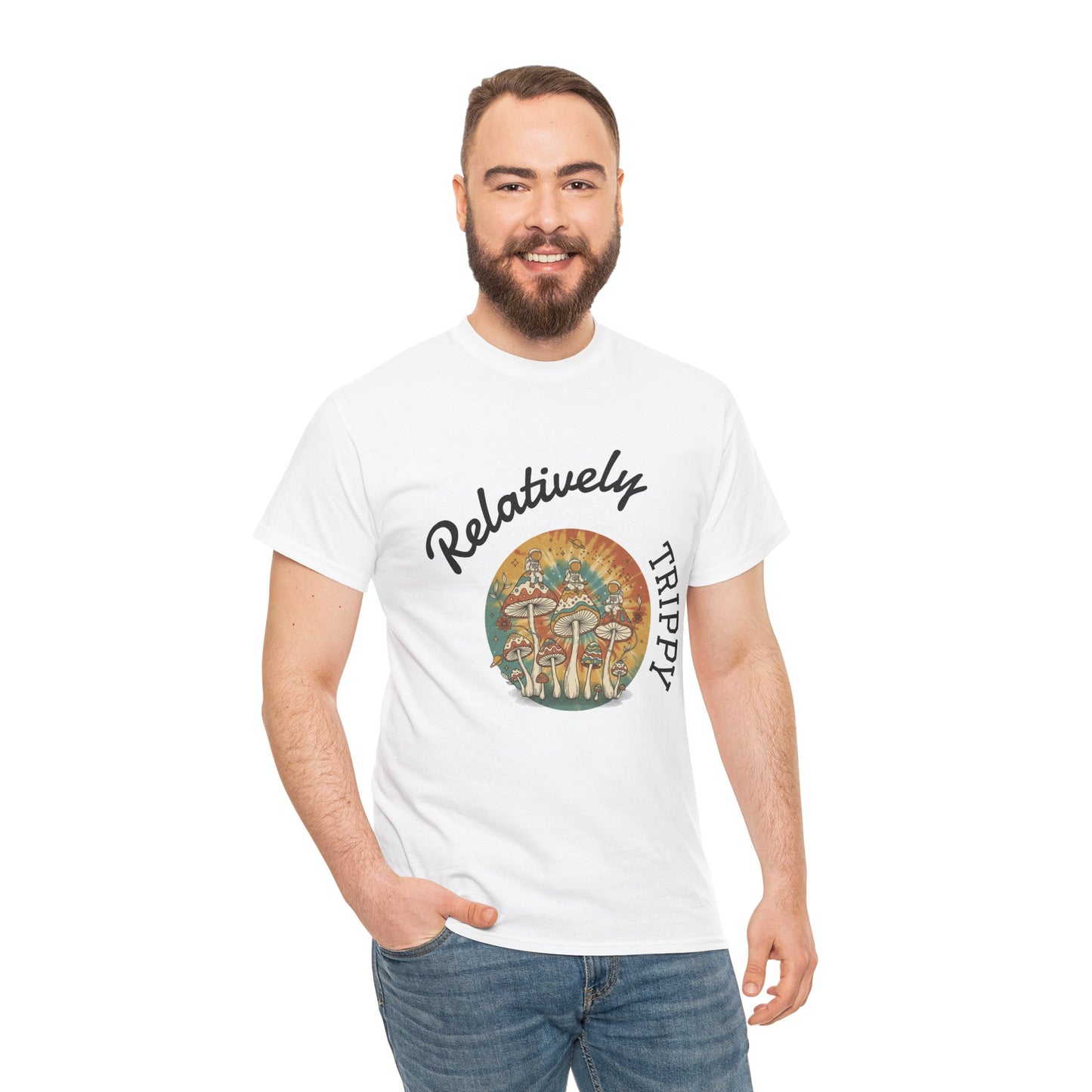 Relatively Trippy Tee — Vintage Psychedelic Mushroom Graphic T-Shirt
