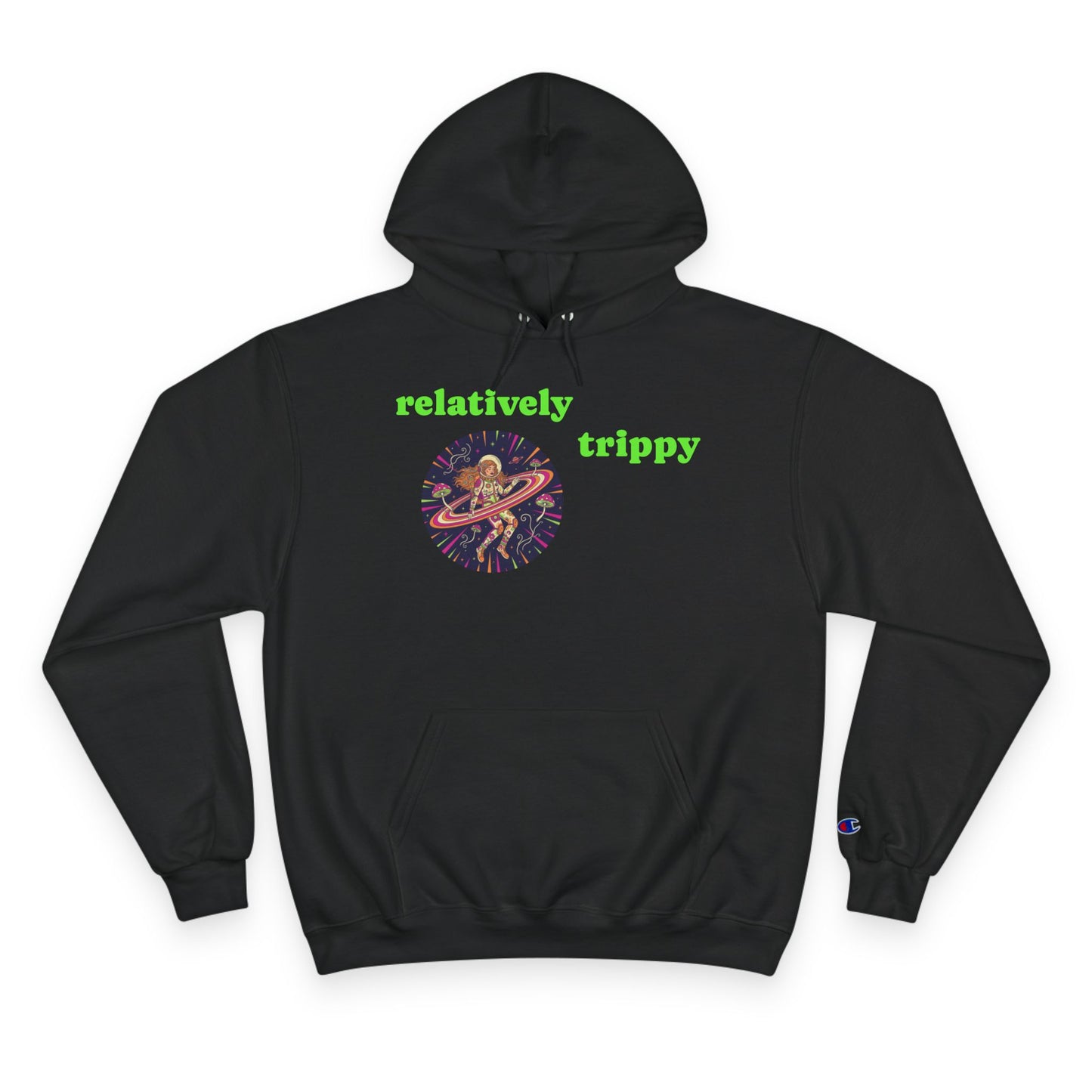 Relatively Trippy™ - Cosmic Saturn Champion Hoodie